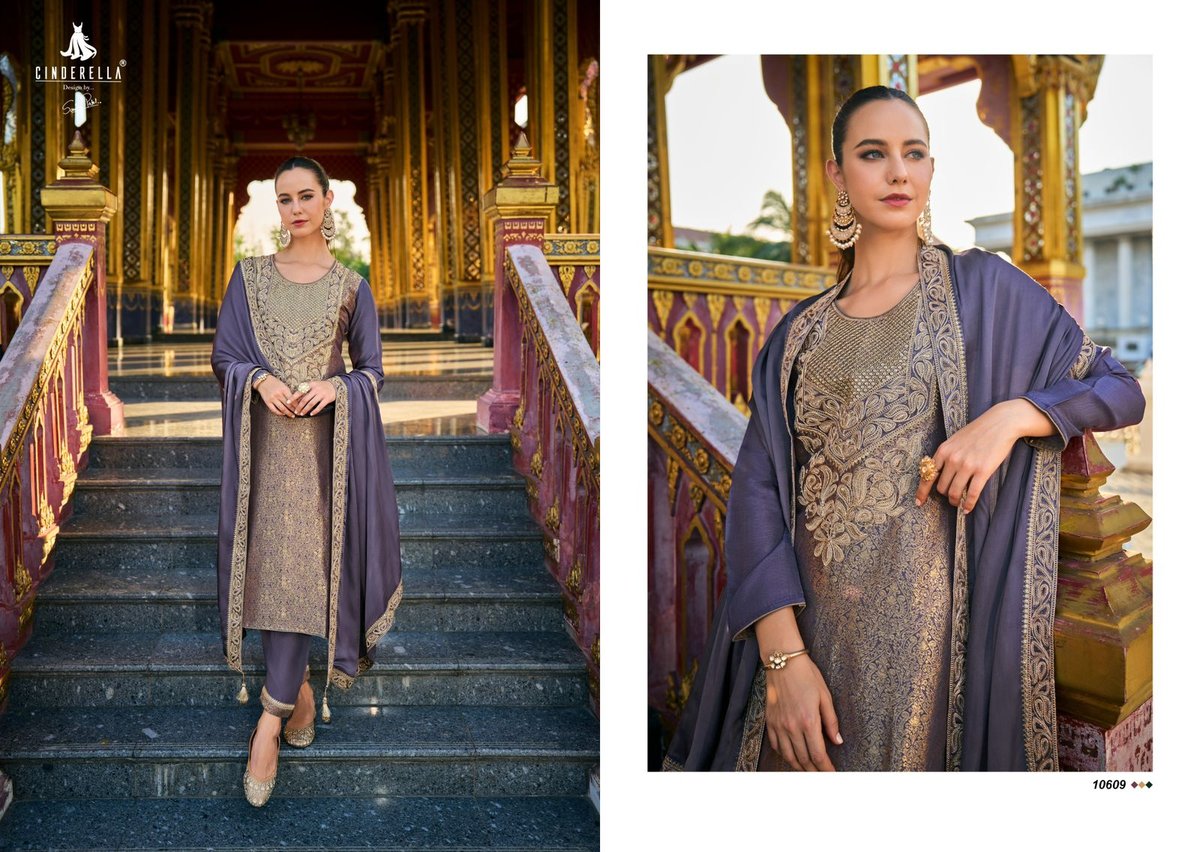 CINDERELLA KIMKHAB 10607 TO 10612 3