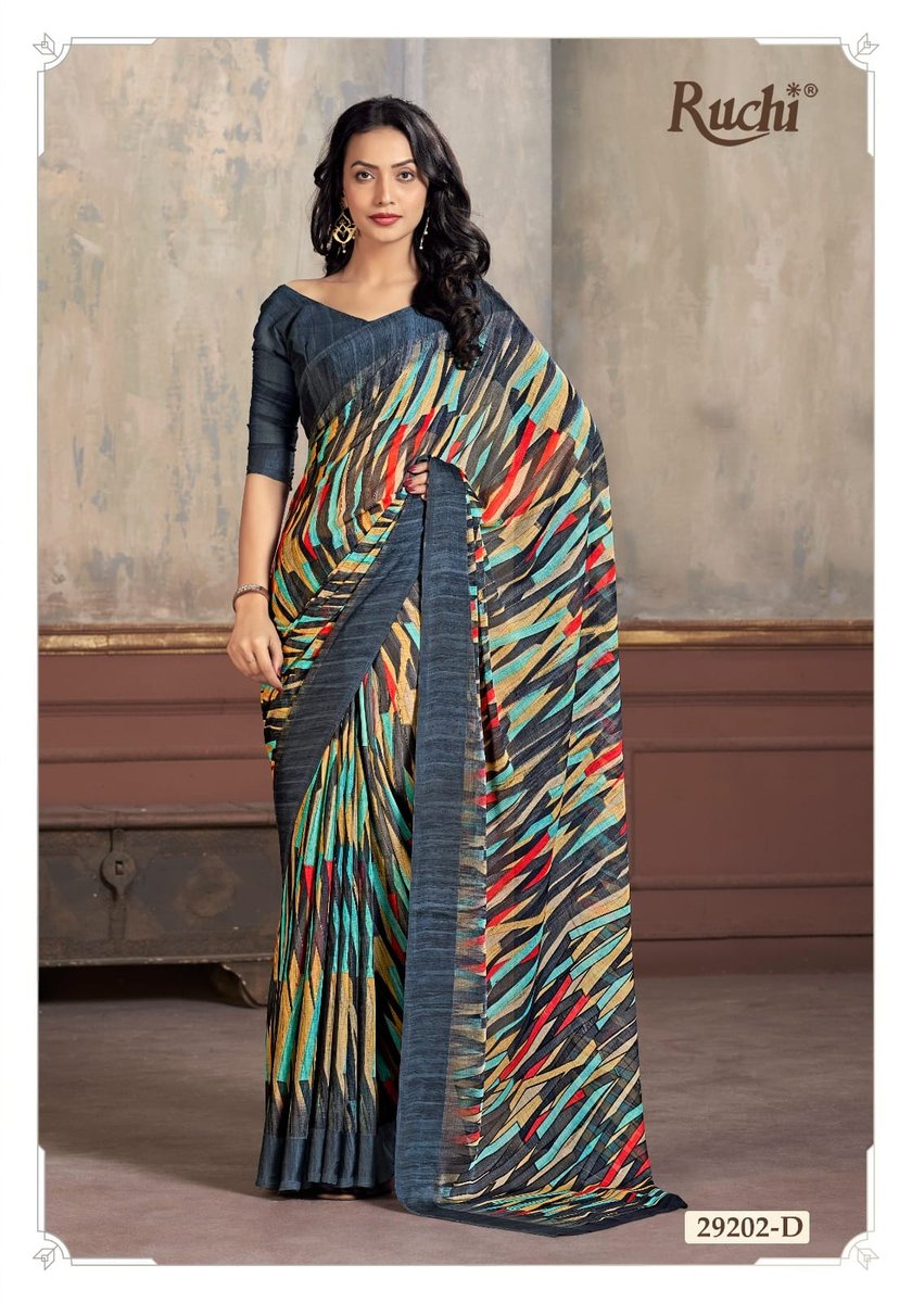 RUCHI SAREE CHERRY-40 29201-A TO 29203-D 8