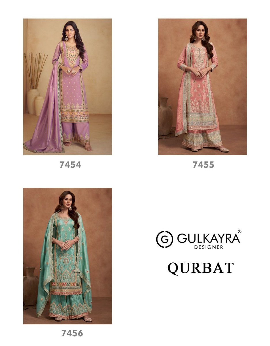 GULKAYRA DESIGNER QURBAT 7454-7456 4
