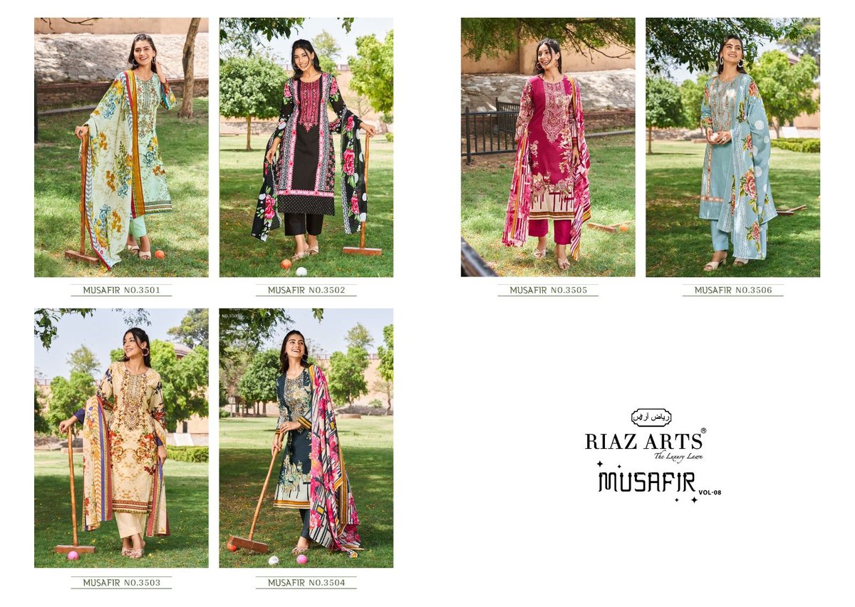 RIAZ ARTS MUSAFIR VOL-8 3501 TO 3506 7