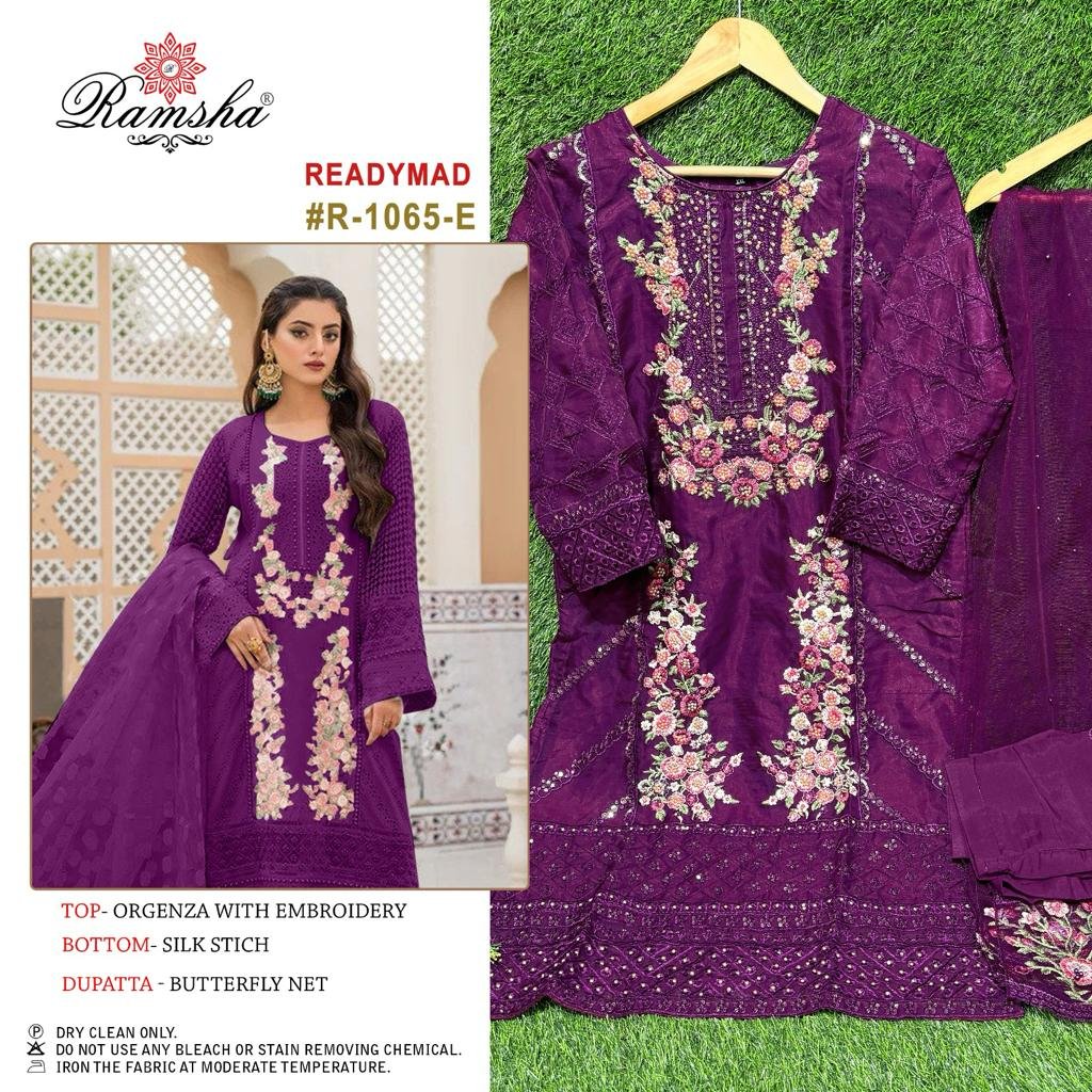 Ramsha Suit Ready Made Collection R-1065 Colors 1