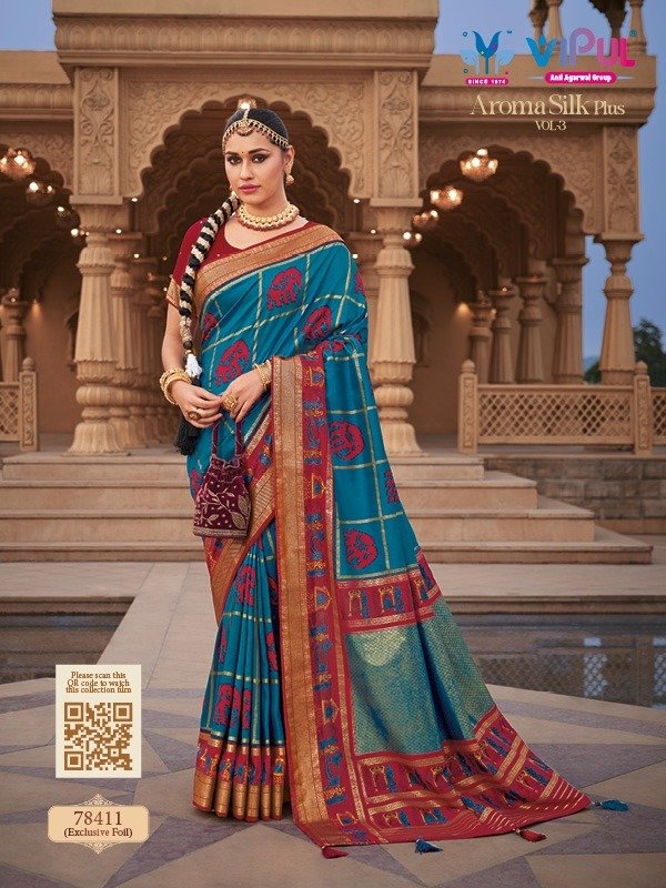 VIPUL AROMA SILK PLUS VOL-3 SERIES 78408 TO 78419 4