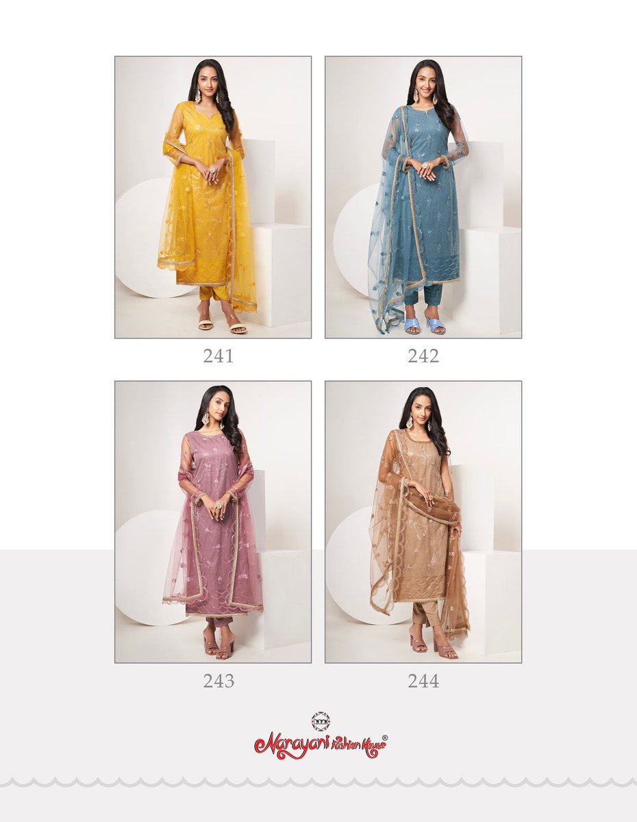 Narayani Fashion House Zehra Vol-6 241-244 Series 5