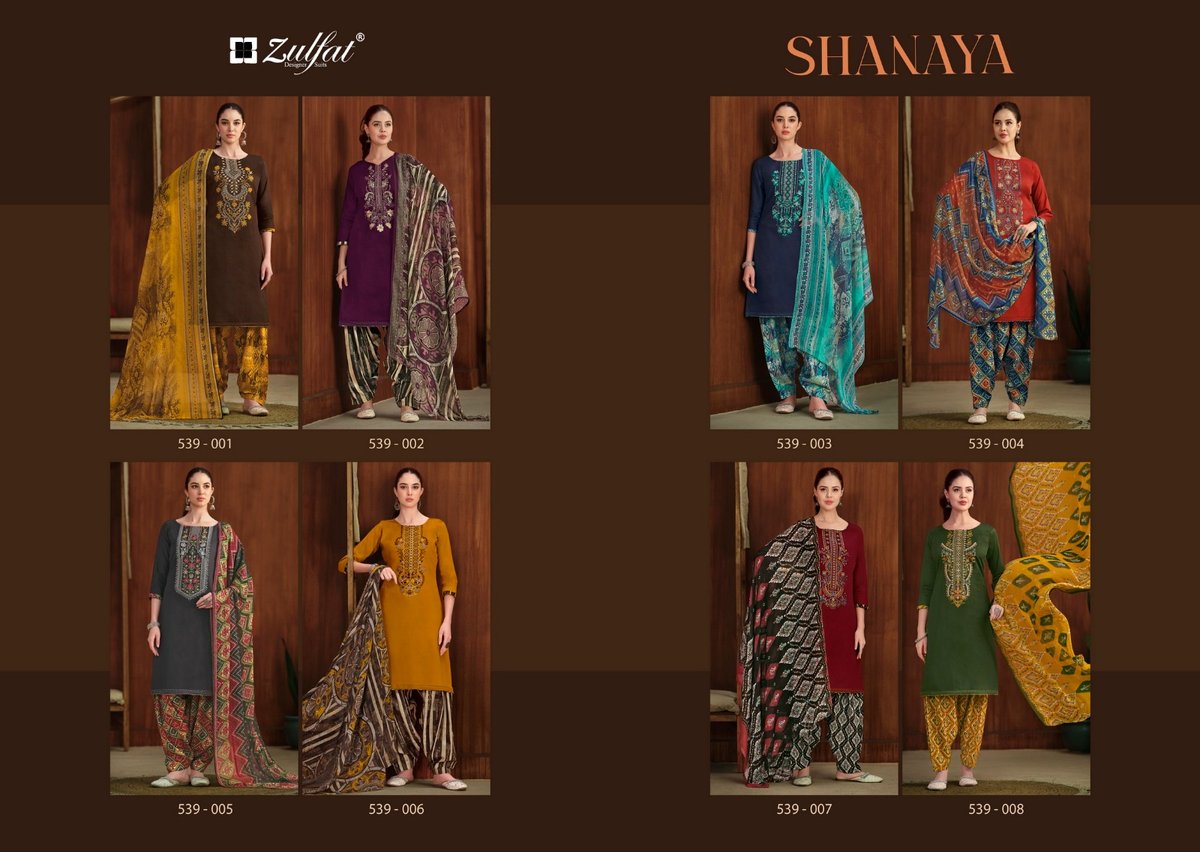 ZULFAT DESIGNER SHANAYA 539-001 TO 539-008 9