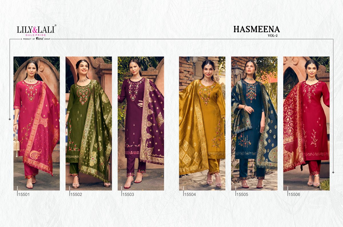LILY & LALI HASMEENA VOL-2 15501 TO 15506 7