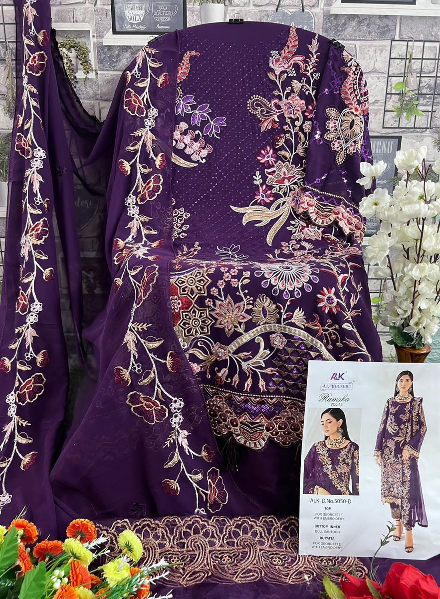 Zaha Ramsha Vol-13 4050 New Colors 8