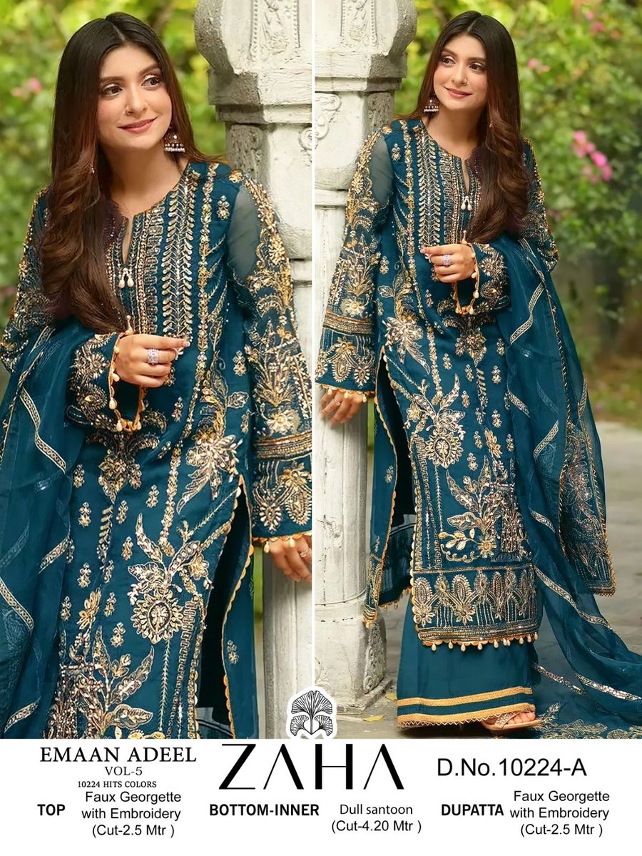 ZAHA EMAAN ADEEL-VOL-5 10224-A TO 10224-D 1