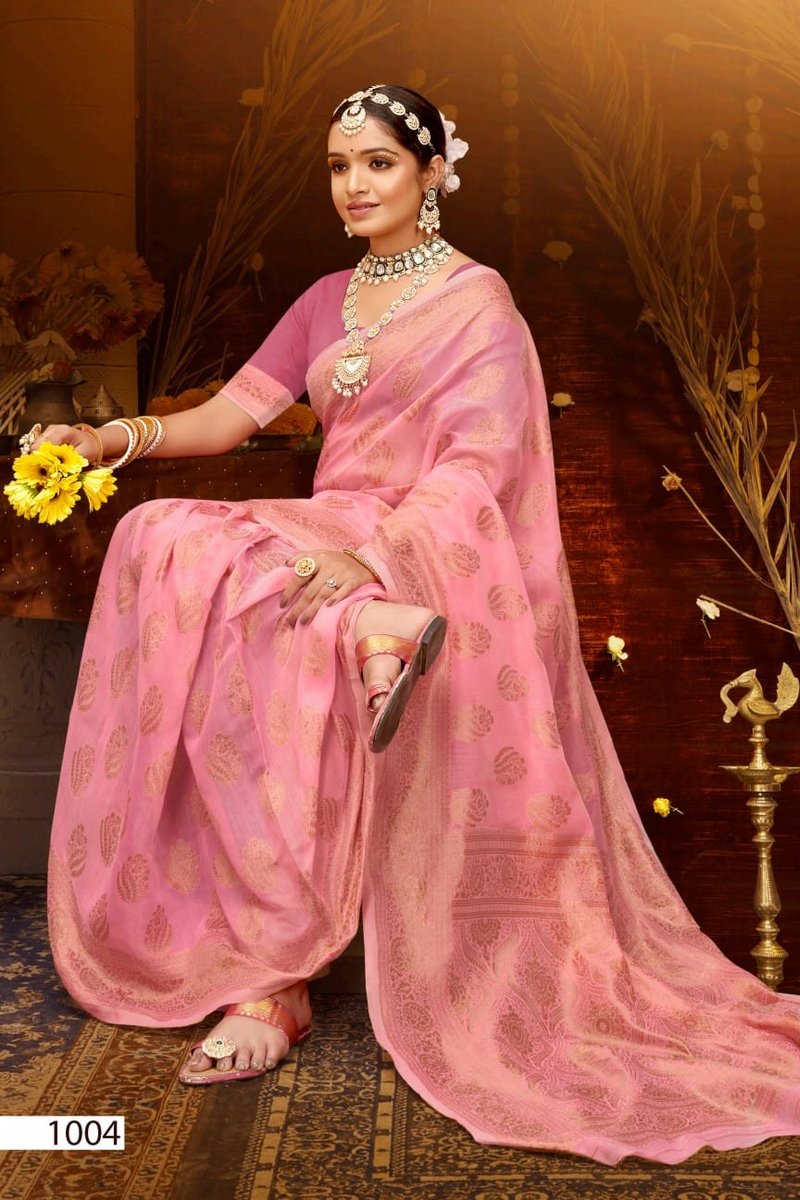 SAROJ SAREE ATLANTIC COTTON VOL-2 1001 TO 1006 4