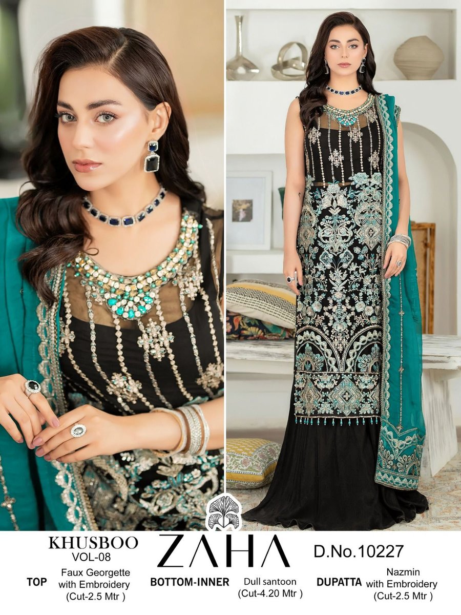 ZAHA KHUSHBU VOL-8 10226 TO 10228 2