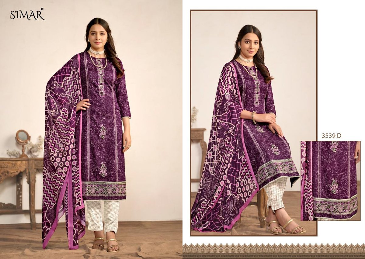 GLOSSY SIMAR SAMARA 3539-A TO 3539-D 4