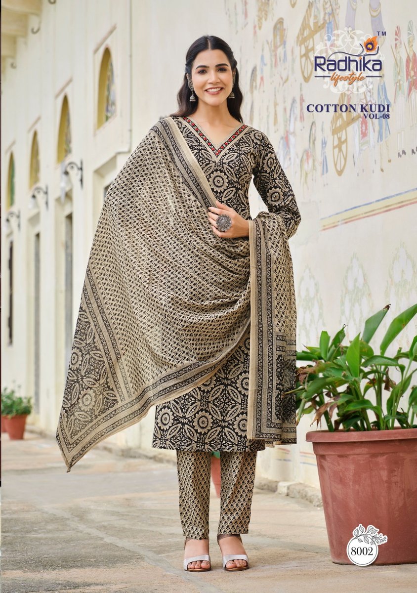 Radhika Lifestyle Cotton Kudi Vol-8 8001-8008 Series 2