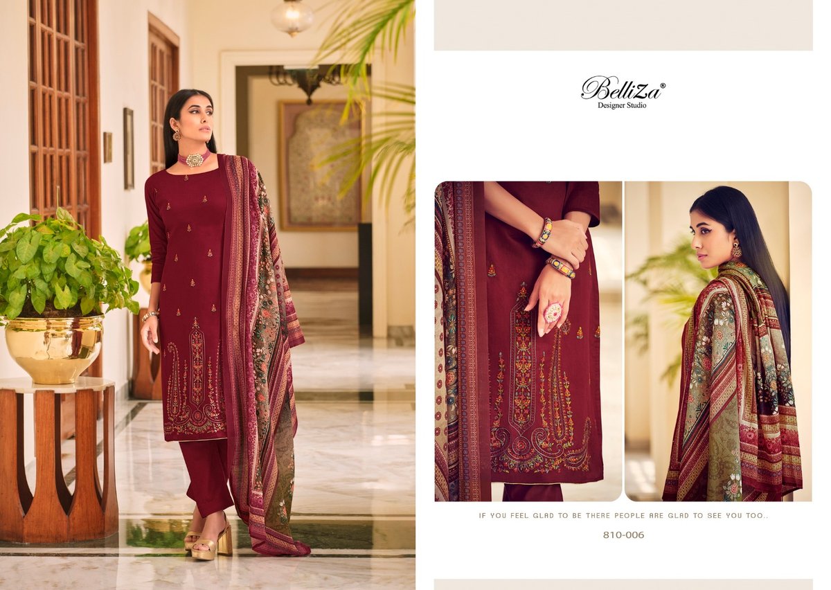 Belliza Designer Ibadat 810-001 to 810-008 Series 6