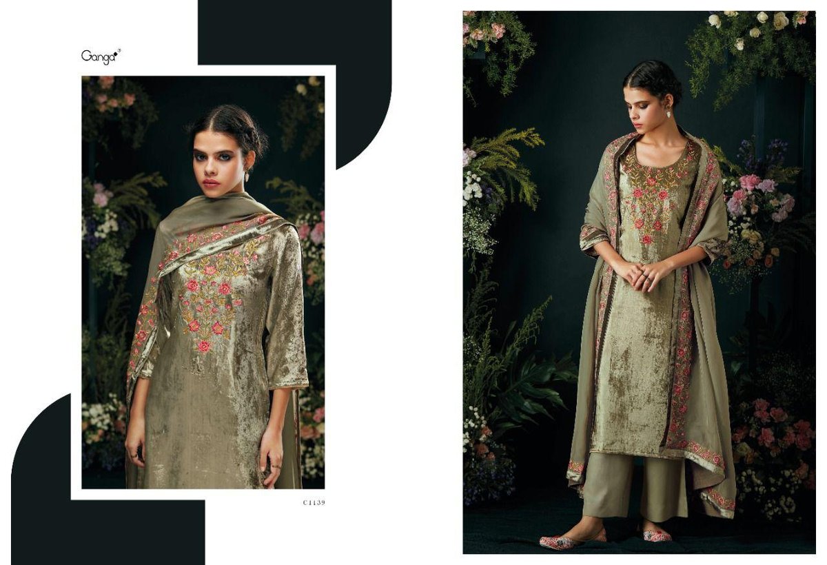 Ganga The Vintage Blossom 1139-1144 Series . 1