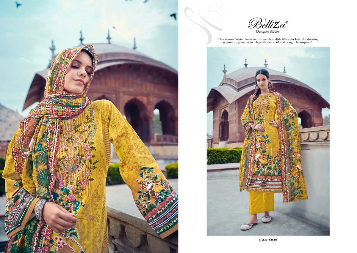 BELLIZA DESIGNER GUZARISH VOL-11 924-001 TO 924-008 2