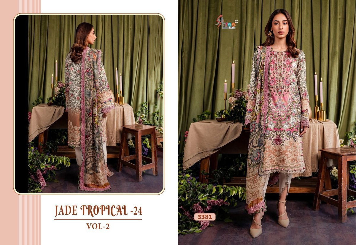 SHREE FAB JADE TROPICAL VOL-2 3380 TO 3383 2
