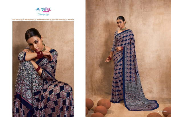 Vipul Fashion Heritage Silk Vol-8 71424-71441 Series