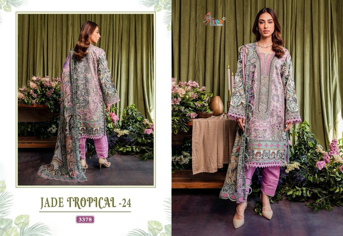SHREE FAB JADE TROPICAL-24 3376 TO 3379 3