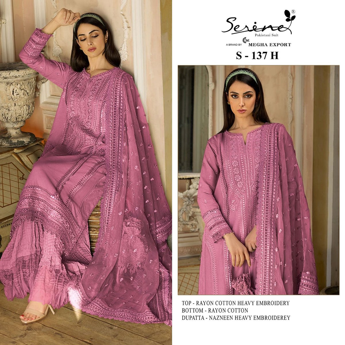 Serine Pakistani Suit S-137 New Colors 7
