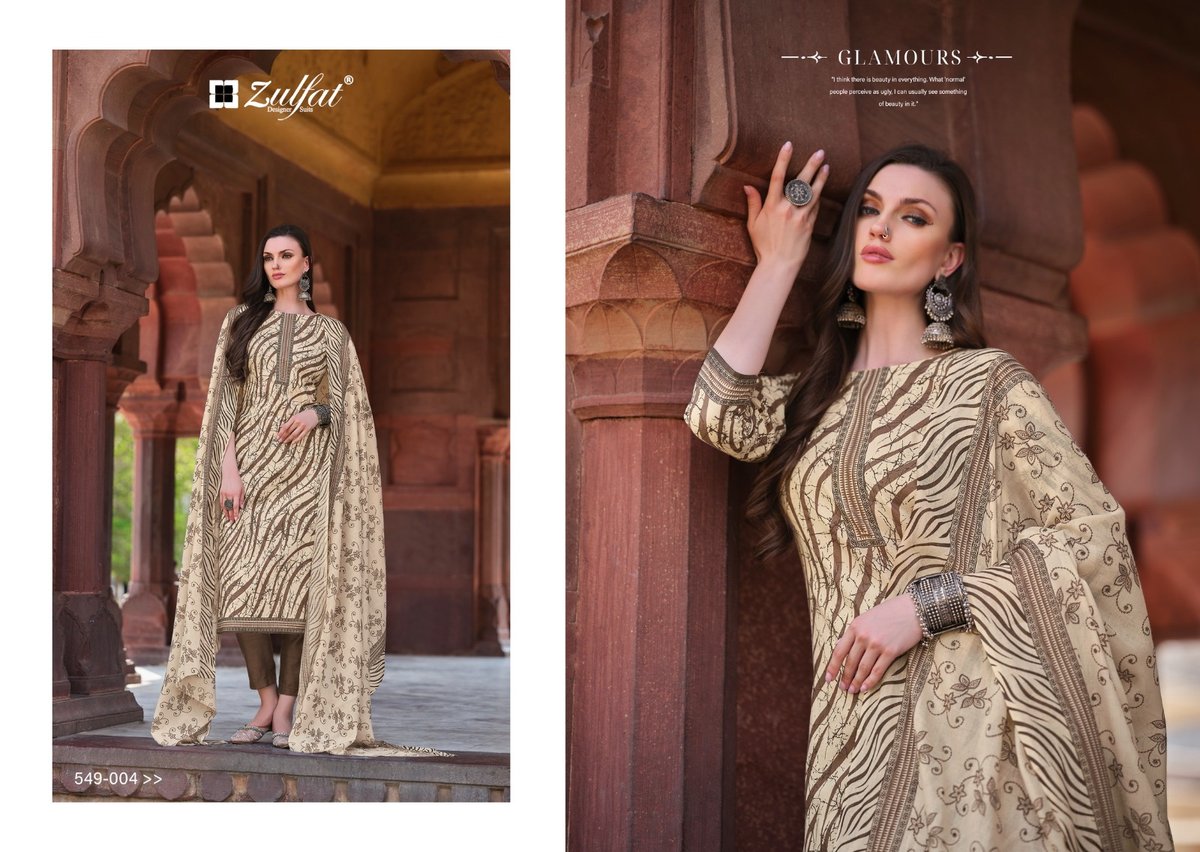ZULFAT DESIGNER NAZRANA VOL-2 549-001 TO 549-008 4