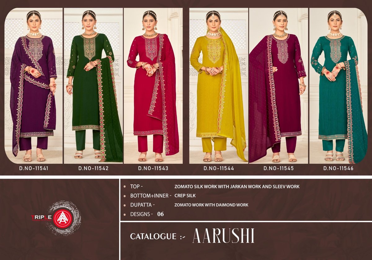 TRIPLE AAA AARUSHI 11541 TO 11546 7