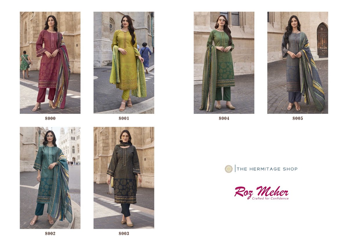THE HERMITAGE SHOP ROZ MEHER 8000 TO 8005 7