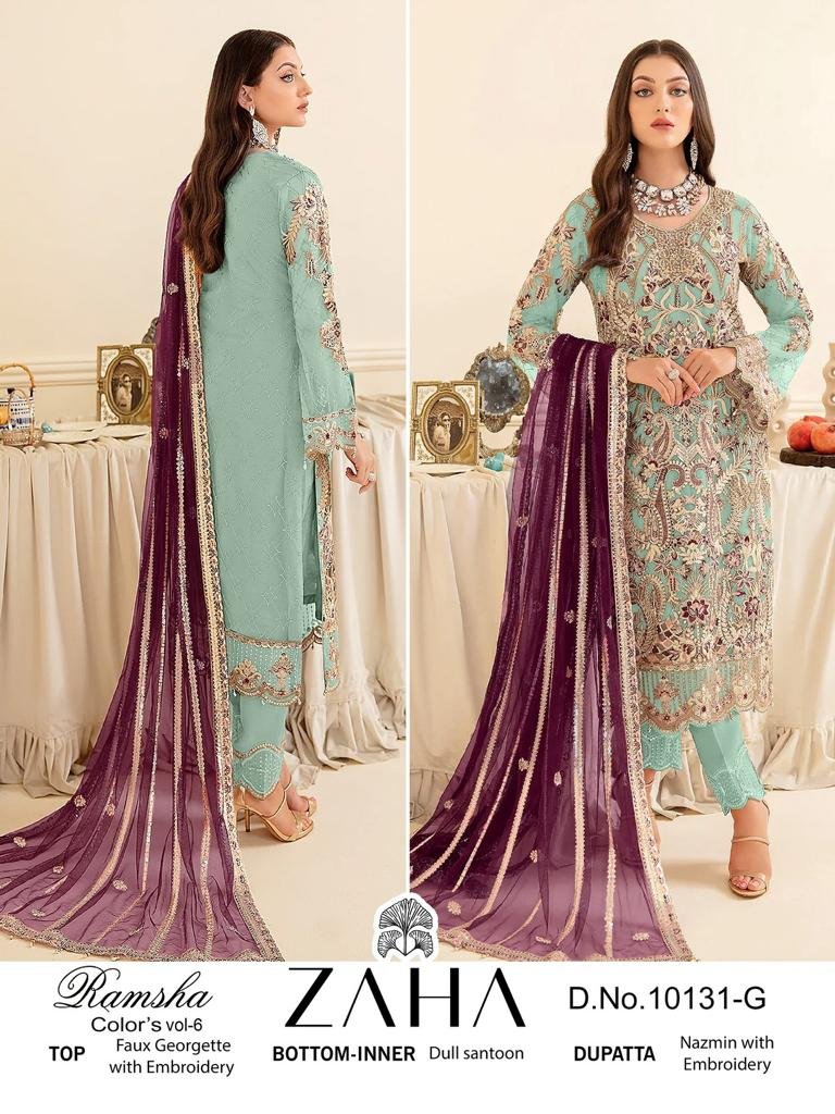 Zaha Ramsha Vol-6 10131 New Colors 2
