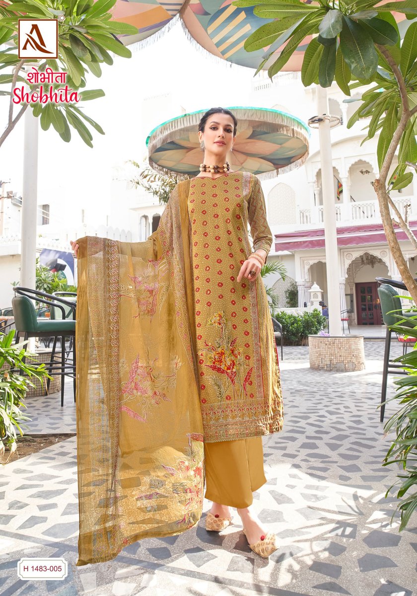 ALOK SUIT SHOBHITA H-1483-001 TO H-1483-006 5