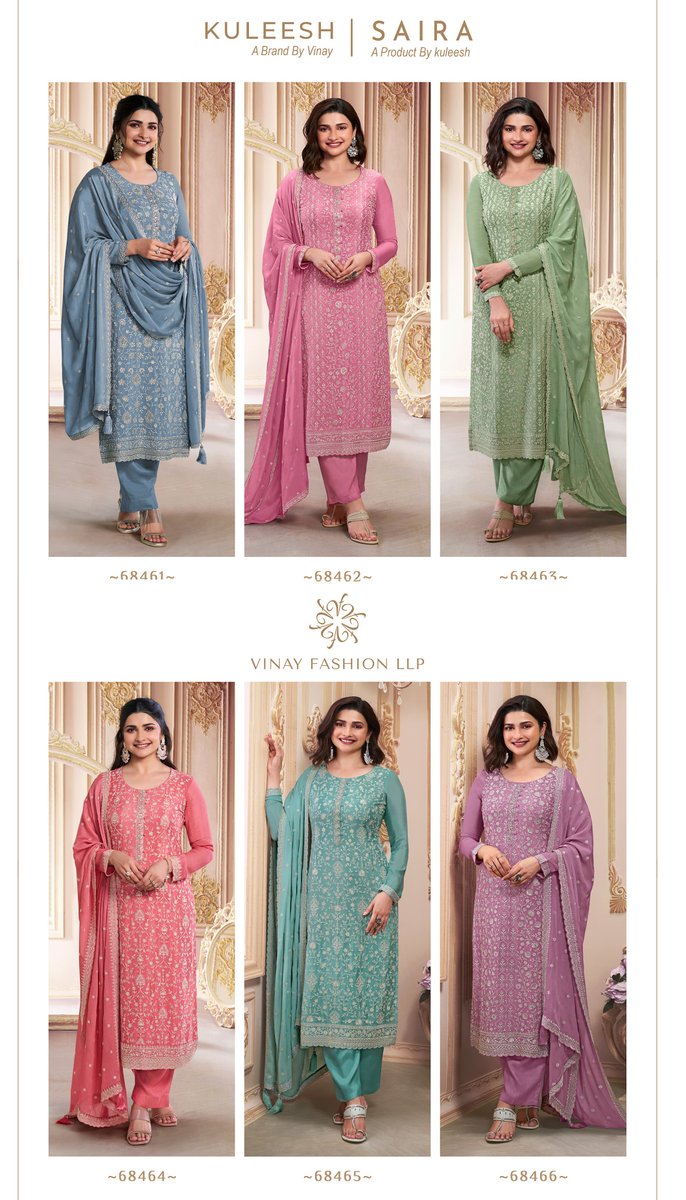 VINAY FASHION KULEESH SAIRA 68461 TO 68466 7