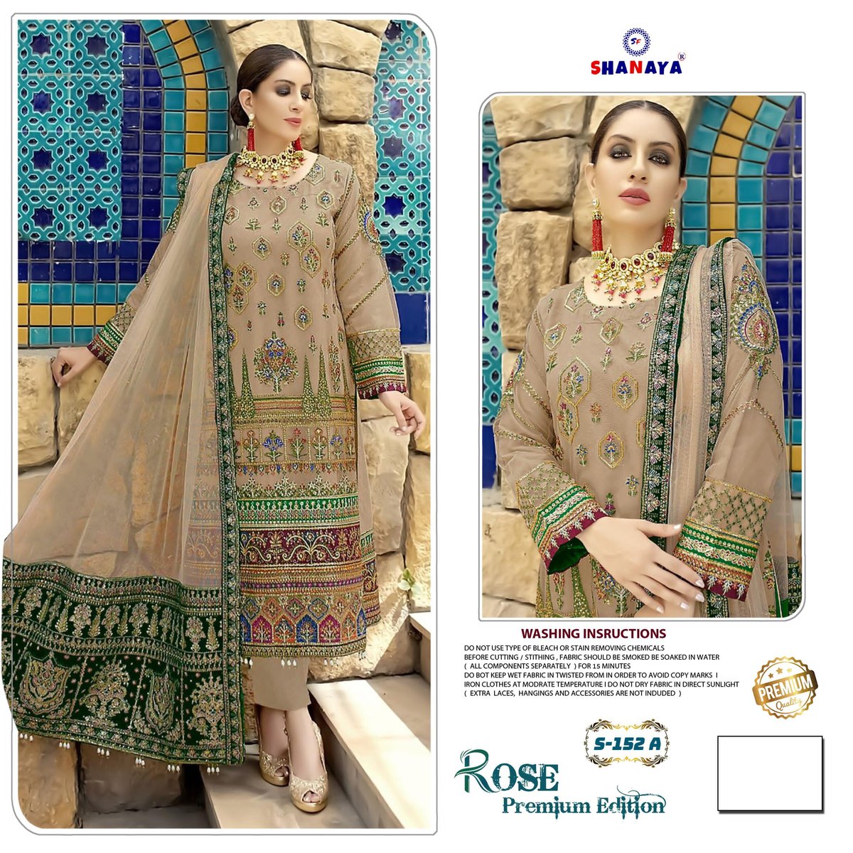 Shanaya Fashion Rose Premium Edition S-152 Colors 1