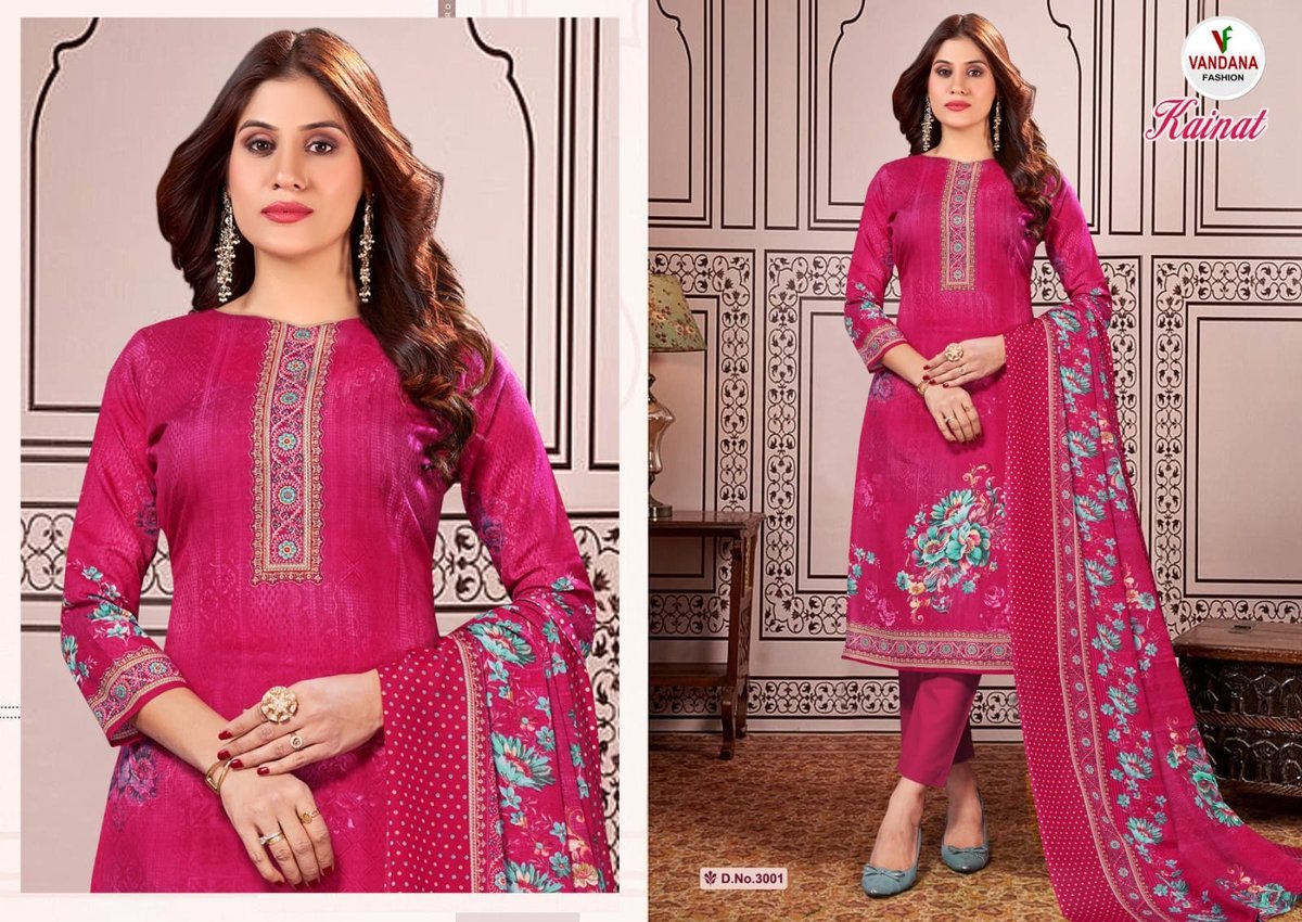 VANDANA FASHION KAINAT VOL-03 3001 TO 3010 1