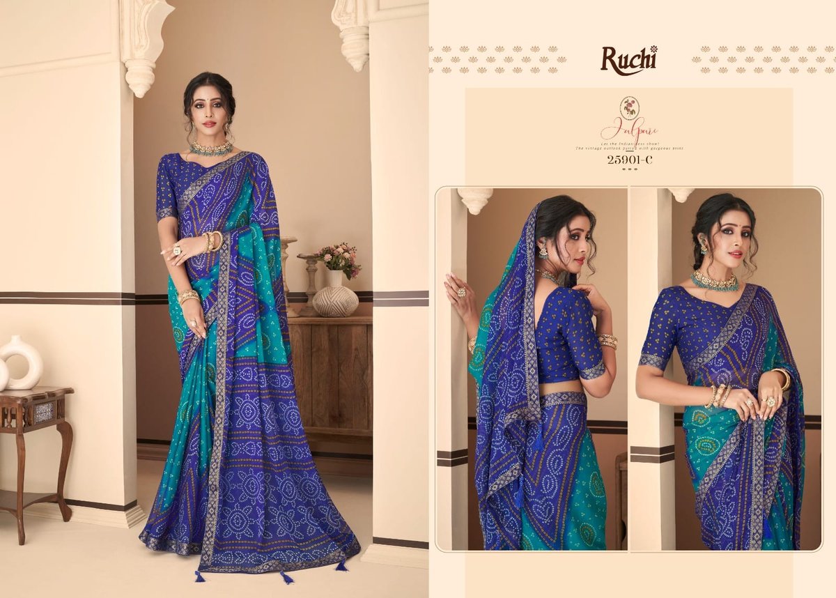 Ruchi Saree Jalpari 25901-25903 Series 3