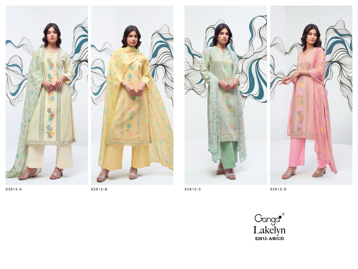 GANGA LAKELYN S-2612-A TO S-2612-D 5