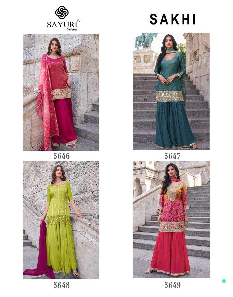 SAYURI DESIGNER SAKHI 5646-5649 5