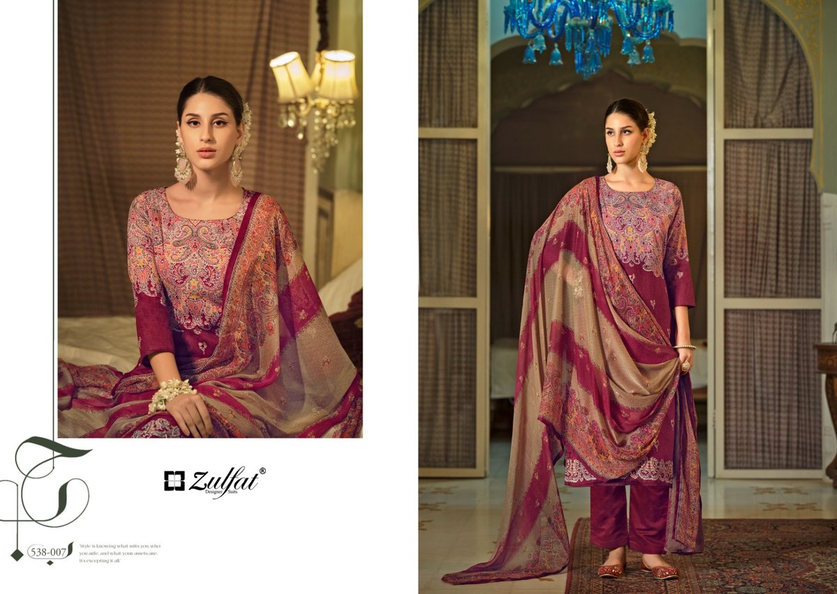 ZULFAT DESIGNER DILRUBA VOL-2 538-001 TO 538-008 7