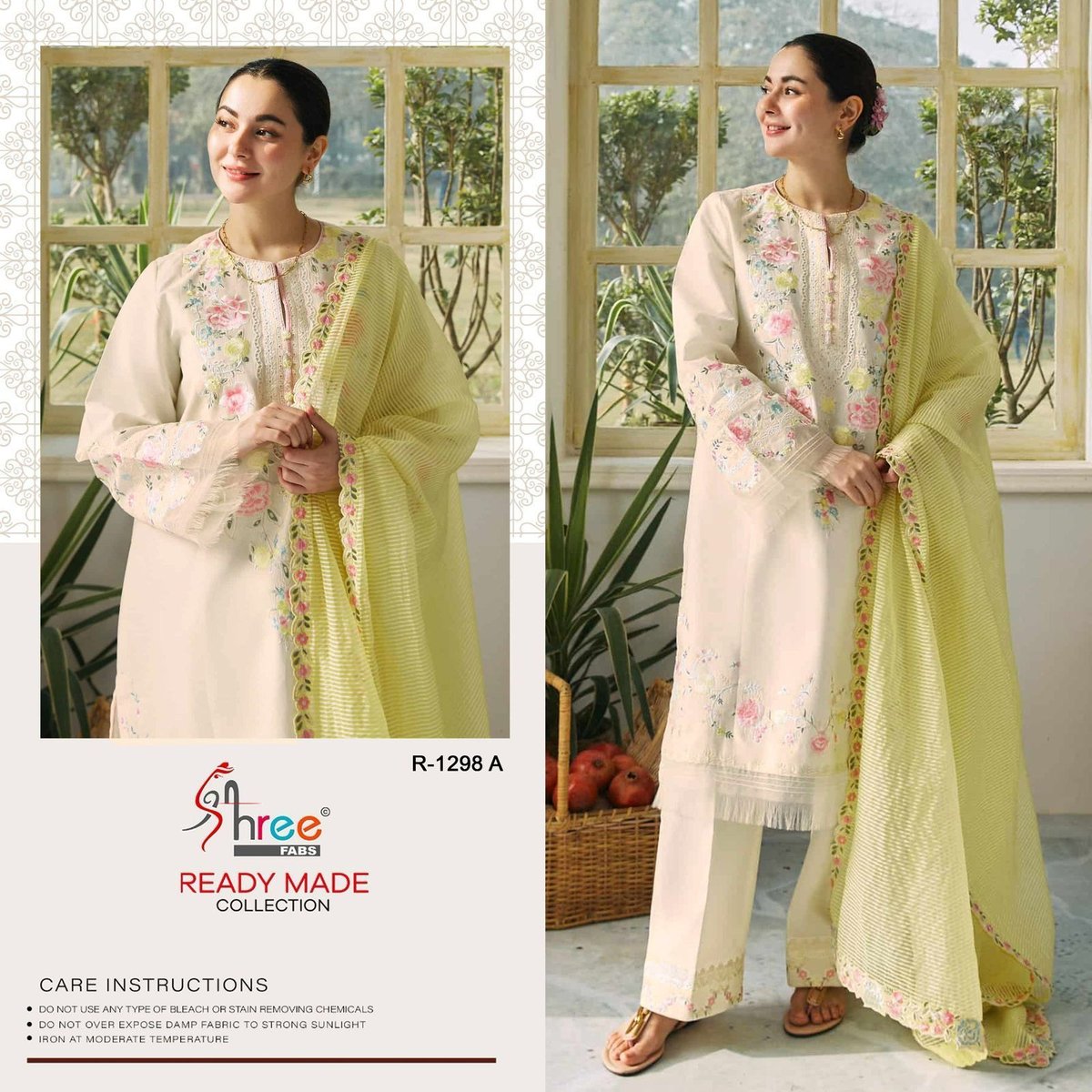 SHREE FAB READY MADE COLLECTION R-1298-A TO R-1298-D 1