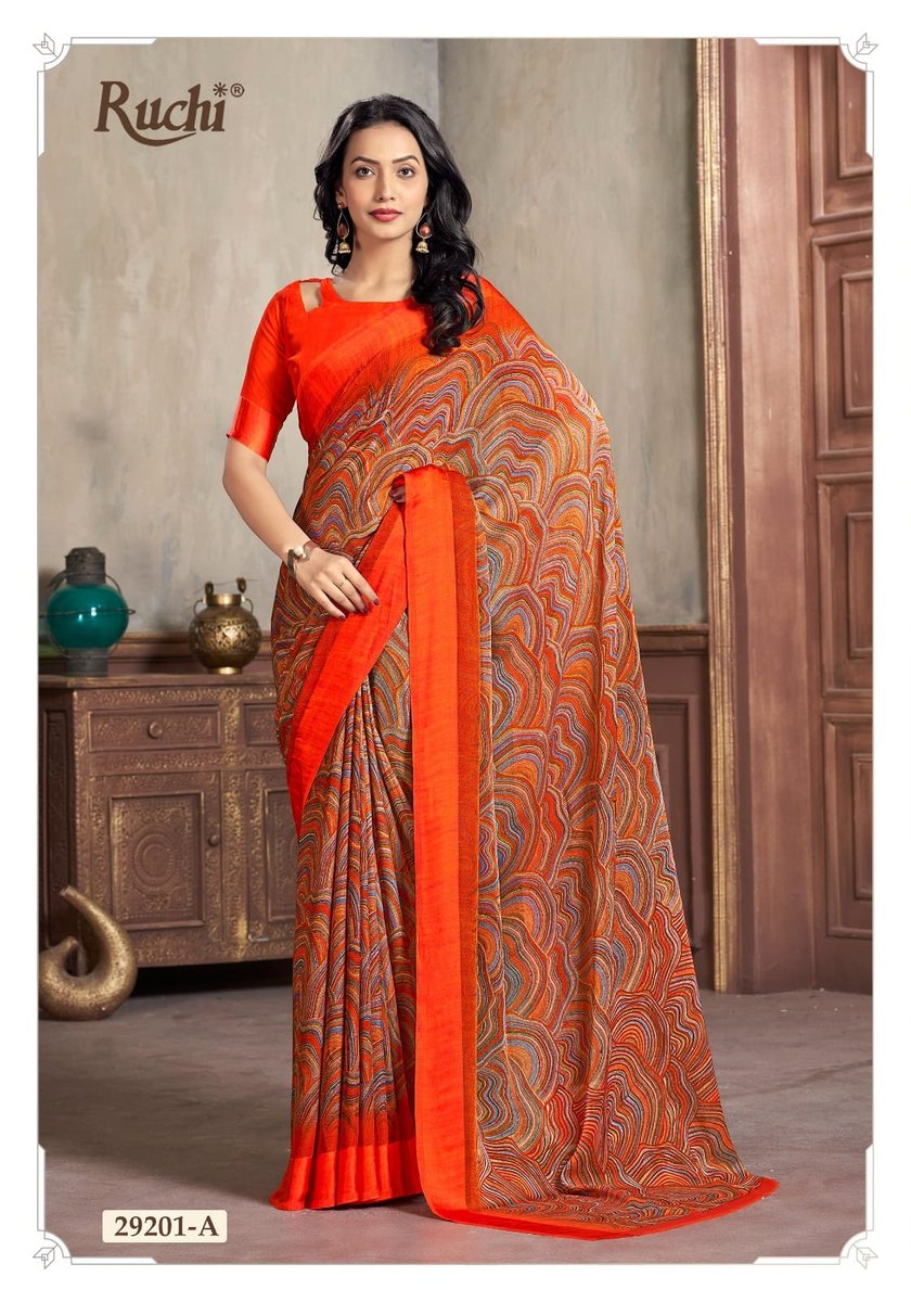 RUCHI SAREE CHERRY-40 29201-A TO 29203-D 1