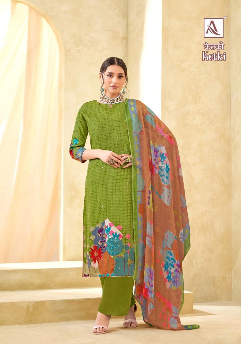 ALOK SUIT KETKI H-1454-001 TO H-1454-006 4