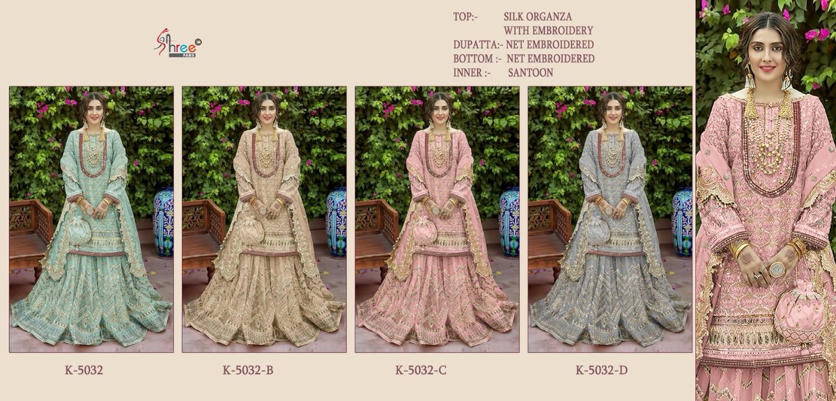 SHREE FAB K-5032-A TO K-5032-D 5