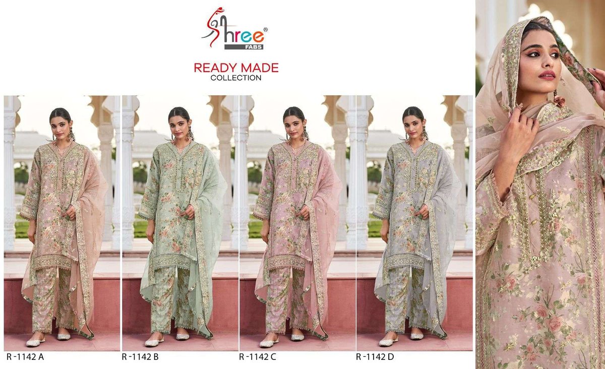 Shree Fab Ready Made Collection R-1142 Colors 5
