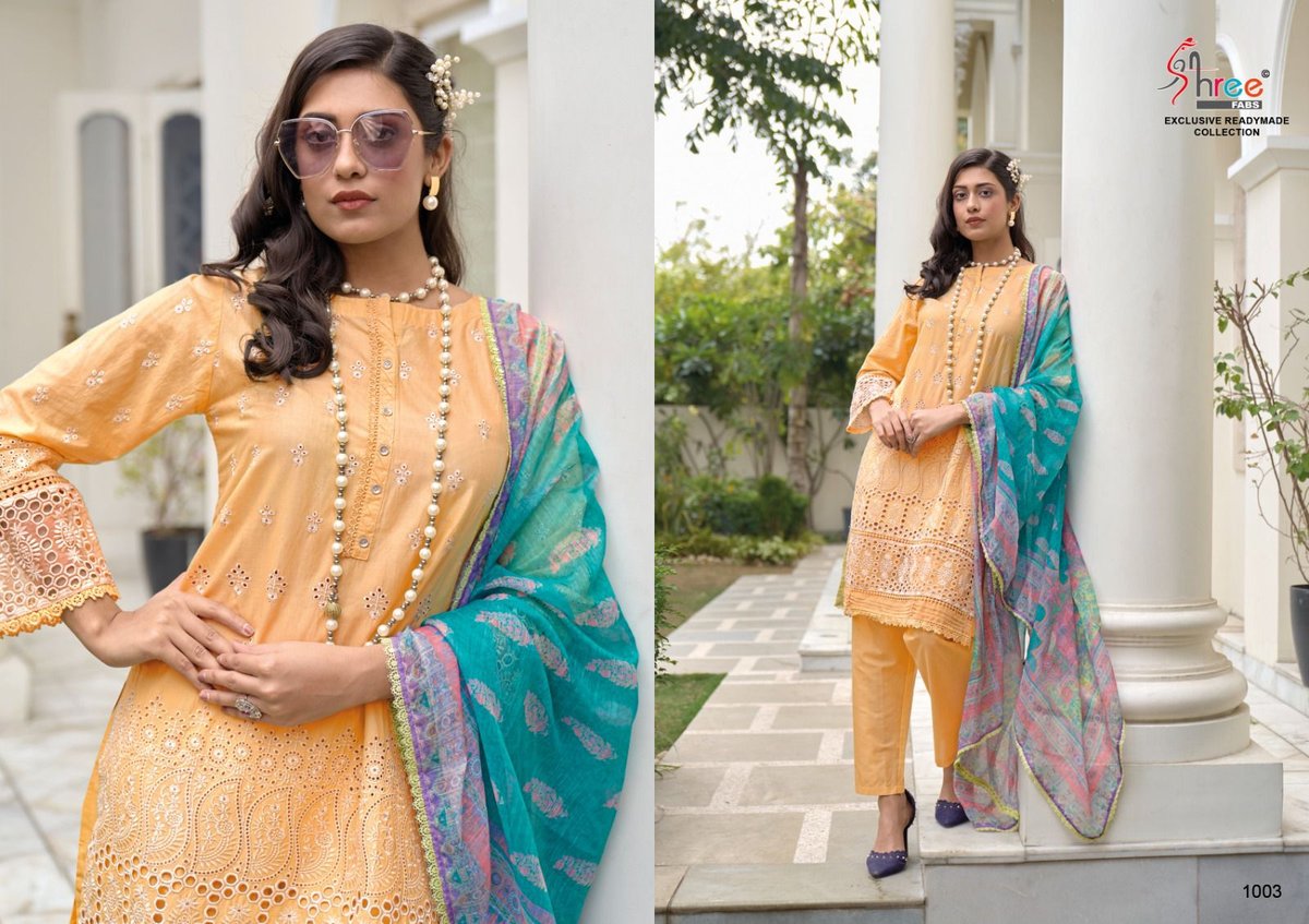 SHREE FABS MARIYA.B EXCLUSIVE READYMADE COLLECTION 1001 TO 1004 3