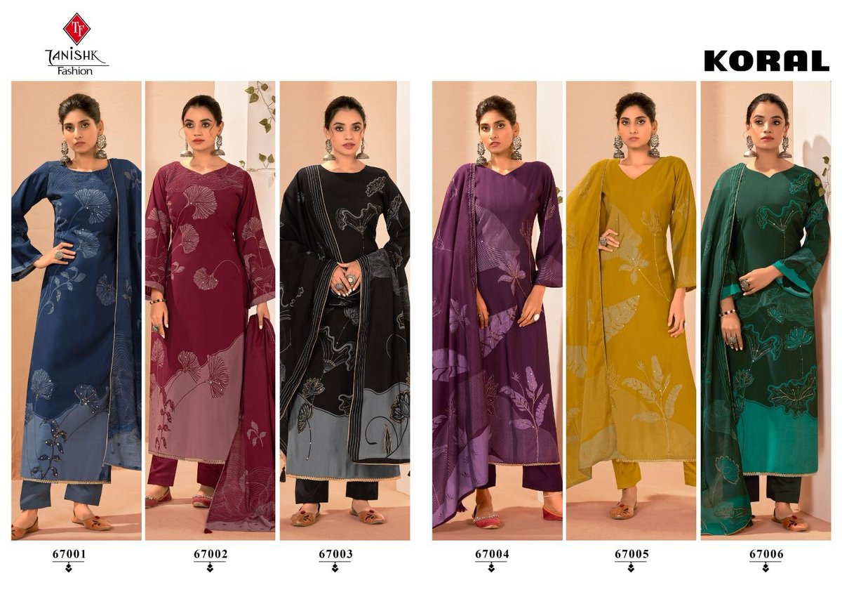TANISHK FASHION KORAL 67001 TO 67006 7