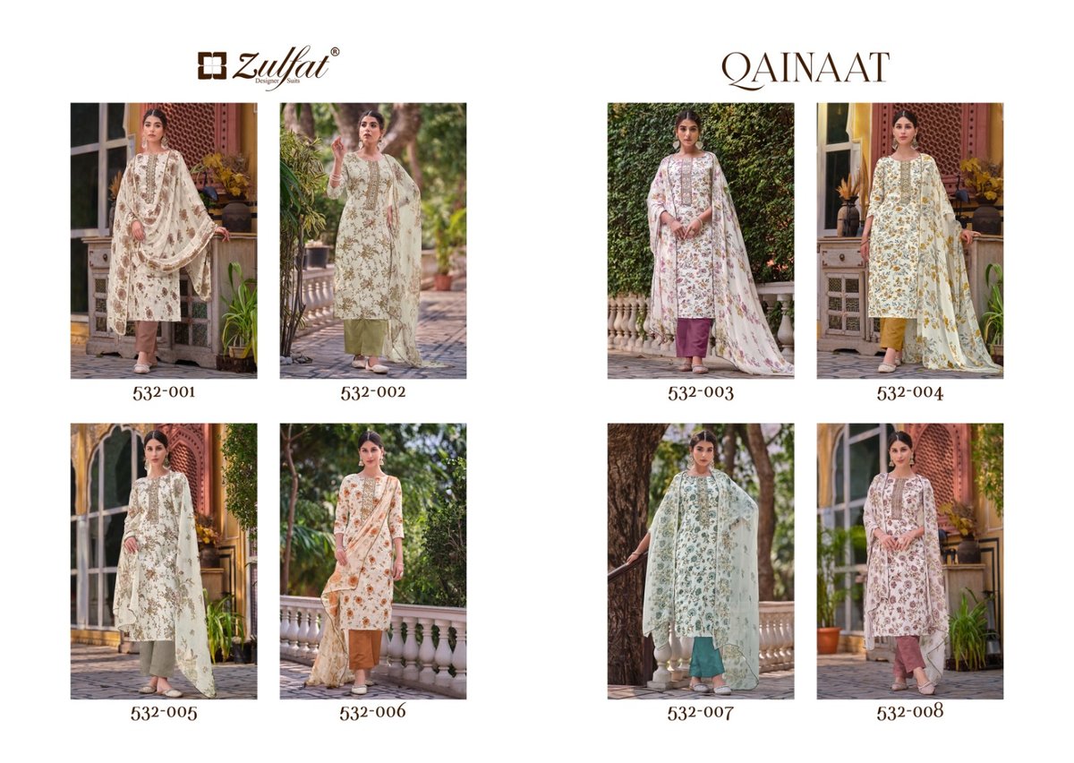 ZULFAT DESIGNER QAINAAT 532-001 TO 532-008 9