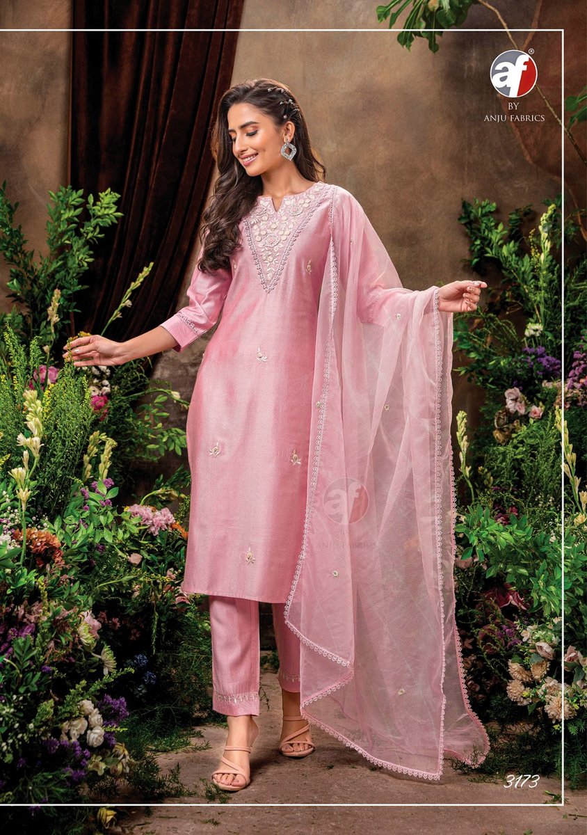 ANJU FABRICS CHANDANI VOL-2 3171 TO 3176 3