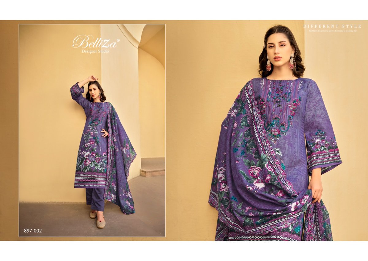 BELLIZA DESIGNER GUZARISH VOL-5 897-001 TO 897-008 2
