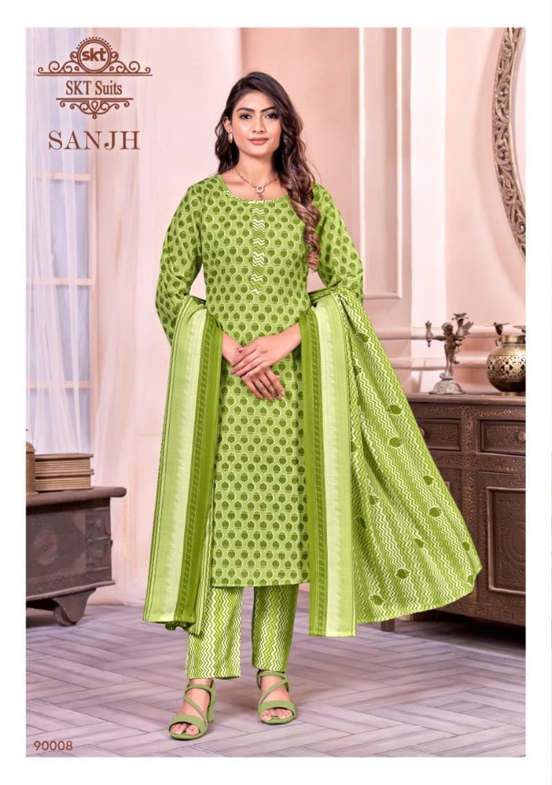 SKT SUITS SANJH 90001 TO 90012 8