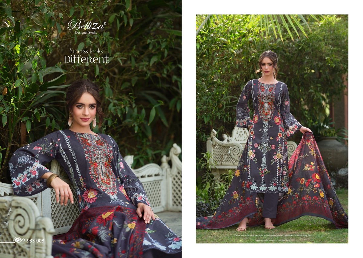 BELLIZA DESIGNER NAIRA VOL-58 933-001 TO 933-008 8