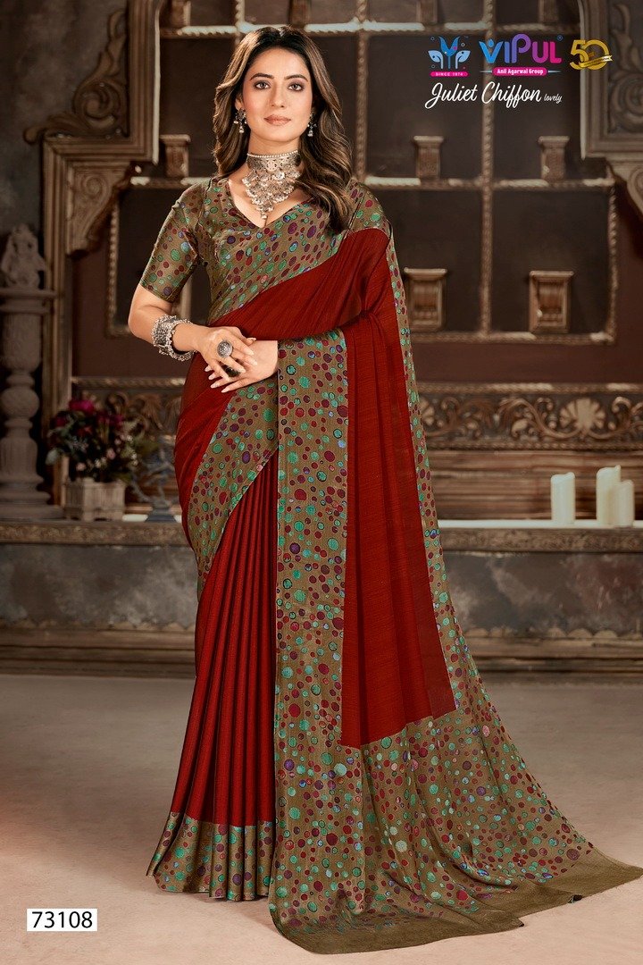 Vipul Fashion Juliete Chiffon Lovely 73107-73118 Series 2