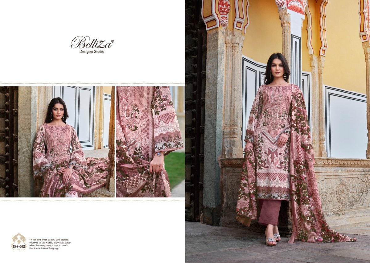 BELLIZA DESIGNER NAIRA VOL-42 895-001 TO 895-008 8