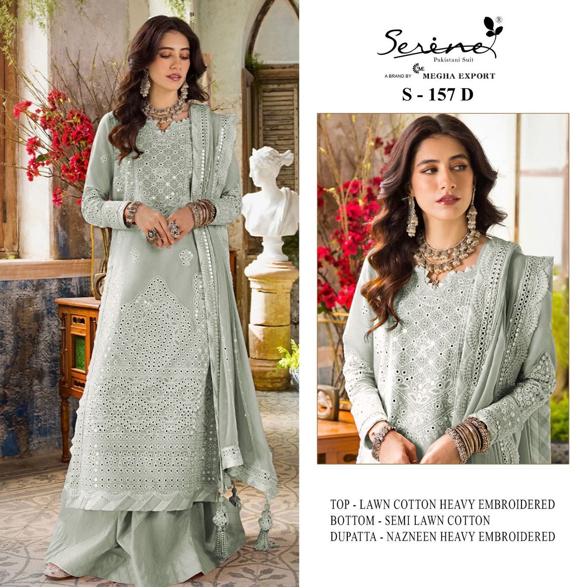 Serine Pakistani Suit S-157 Colors 7