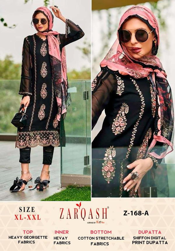 ZARQASH READYMADE COLLECTION Z-168-A TO Z-168-B